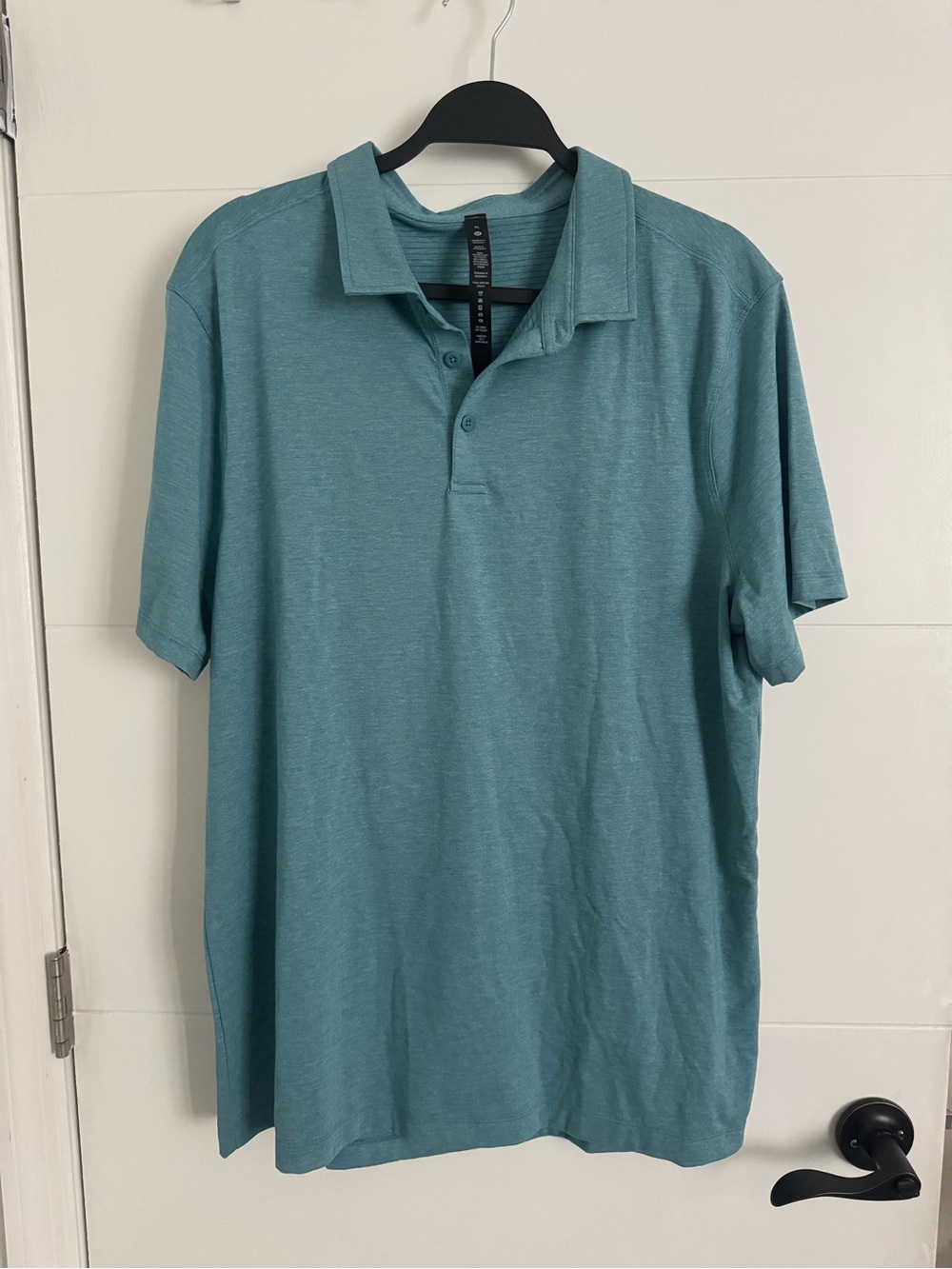 Lululemon Men’s Teal Polo Shirt - Lightweight Casual